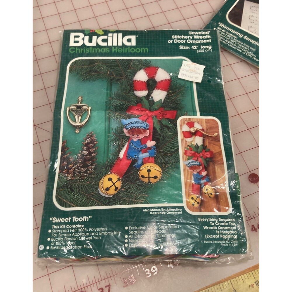 Vintage Bucilla appliqué/embroidery kit 82020